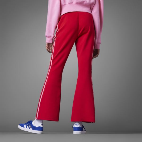 Pantalon De Survêtement évasé Adidas Adicolor Heritage Now écarlate