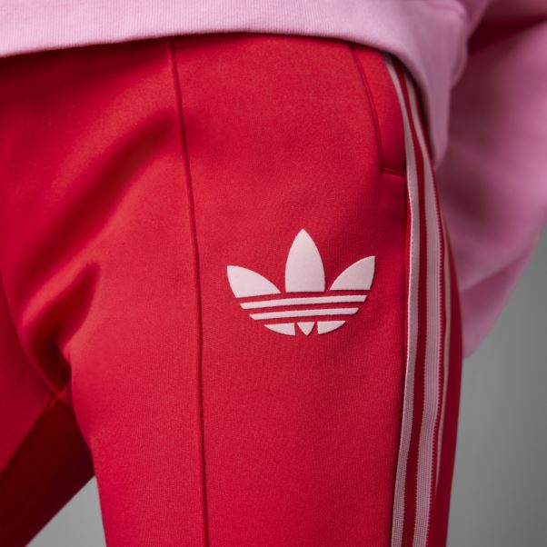 Pantalon De Survêtement évasé Adidas Adicolor Heritage Now écarlate
