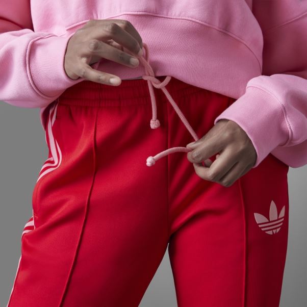Pantalon De Survêtement évasé Adidas Adicolor Heritage Now écarlate