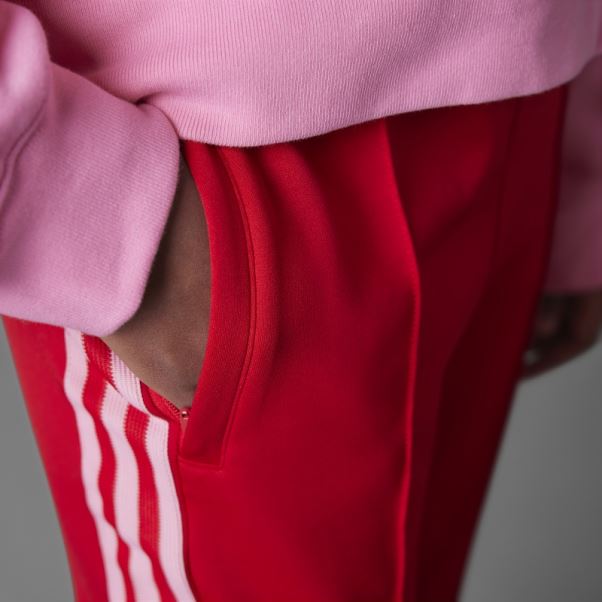 Pantalon De Survêtement évasé Adidas Adicolor Heritage Now écarlate