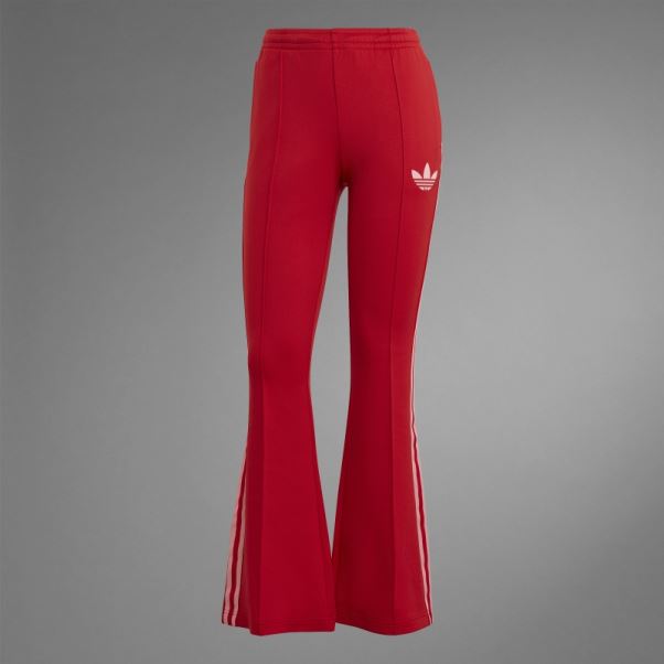 Pantalon De Survêtement évasé Adidas Adicolor Heritage Now écarlate