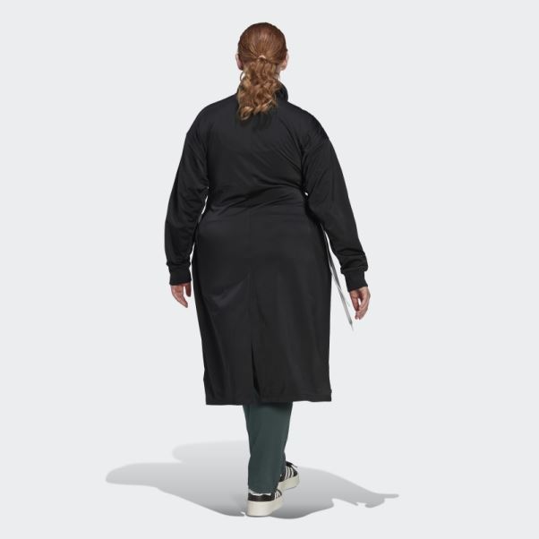 Adidas Veste De Survêtement Noire à Lacets Always Original (grande Taille)