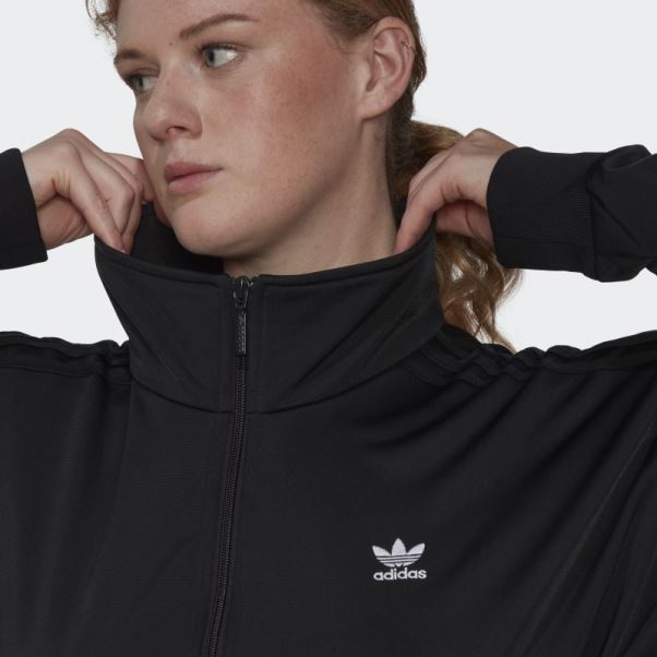 Adidas Veste De Survêtement Noire à Lacets Always Original (grande Taille)