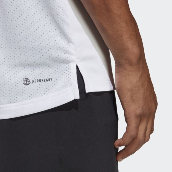 Adidas Club Tennis T-shirt Blanc Chaud