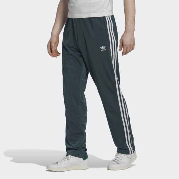 Pantalon De Survêtement Adidas Adicolor Classics Firebird Primeblue Vert Minéral