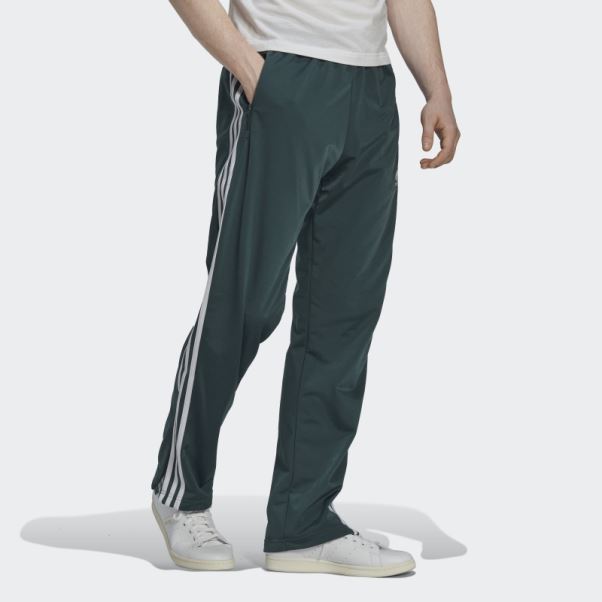 Pantalon De Survêtement Adidas Adicolor Classics Firebird Primeblue Vert Minéral