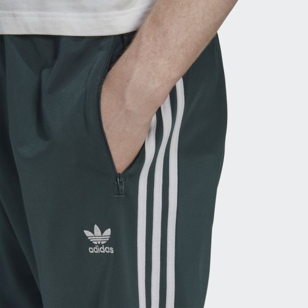Pantalon De Survêtement Adidas Adicolor Classics Firebird Primeblue Vert Minéral
