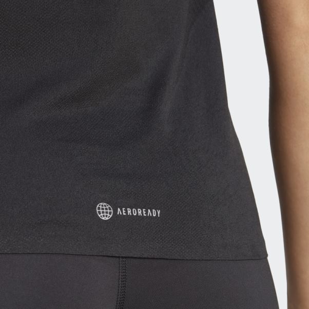 T-shirt De Course Adidas Adizero Noir