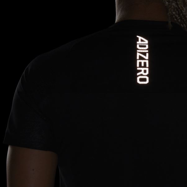 T-shirt De Course Adidas Adizero Noir