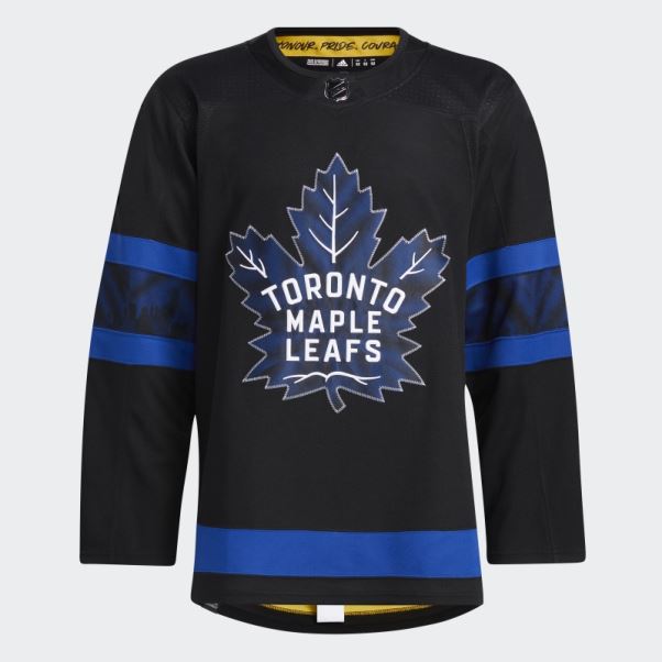 Maillot Toronto Maple Leafs X Draw House Alternate Réversible Adidas Authentique Noir