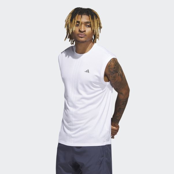 Débardeur D'entraînement Adidas Hiit Engineering Blanc
