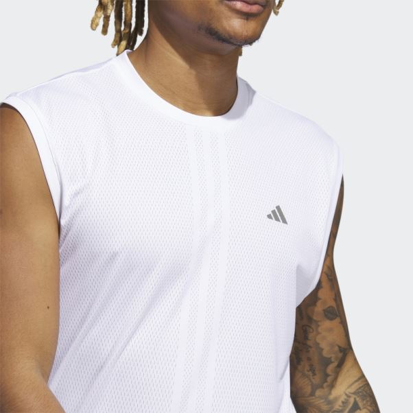 Débardeur D'entraînement Adidas Hiit Engineering Blanc