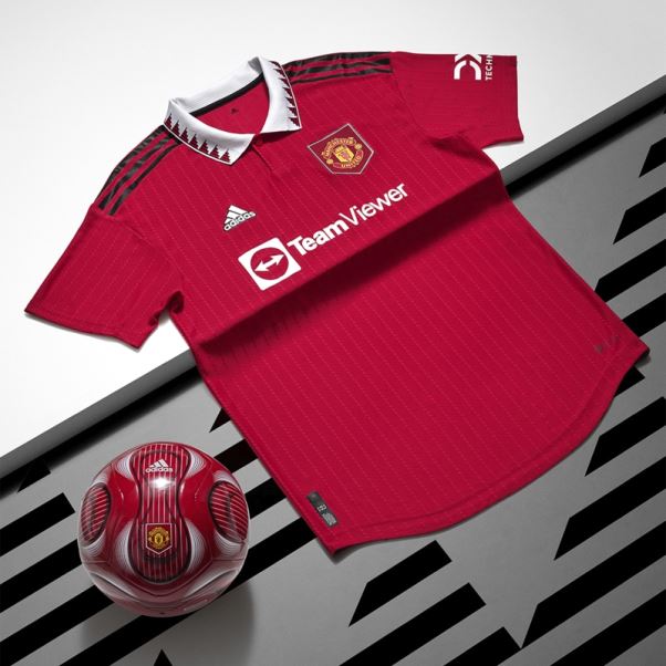 Maillot Domicile Authentique Manchester United 22/23 Real Rouge Adidas