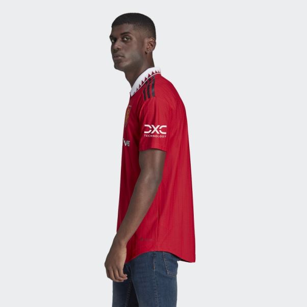 Maillot Domicile Authentique Manchester United 22/23 Real Rouge Adidas