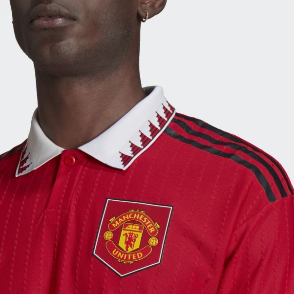 Maillot Domicile Authentique Manchester United 22/23 Real Rouge Adidas