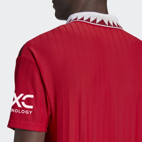 Maillot Domicile Authentique Manchester United 22/23 Real Rouge Adidas