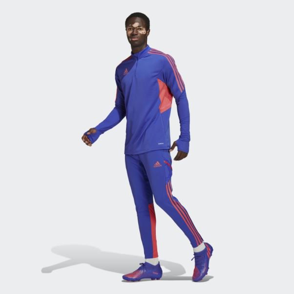 Adidas Condivo 22 Prédateur Haut De Survêtement Hi-res Bleu