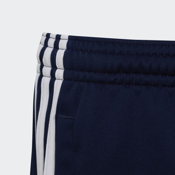 Adidas Train Essentials Aeroready 3-stripes Short Regular-fit Bleu Foncé
