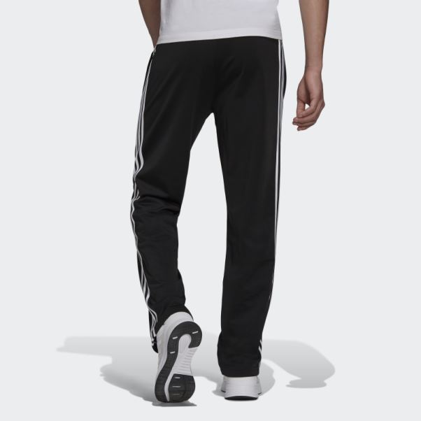 Pantalon De Survêtement Adidas Primegreen Essentials Warm-up Ourlet Ouvert 3 Bandes Blanc