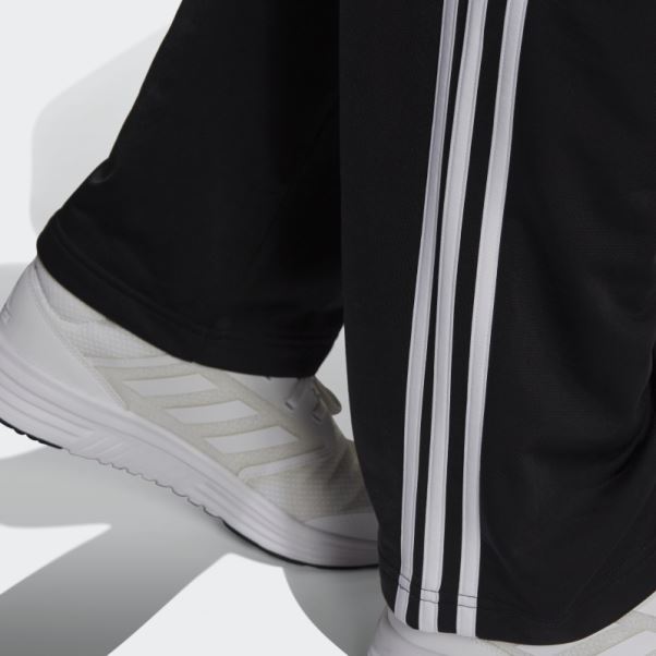 Pantalon De Survêtement Adidas Primegreen Essentials Warm-up Ourlet Ouvert 3 Bandes Blanc