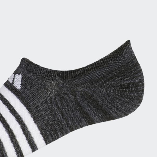 Superlite Super-no-show Chaussettes 6 Paires Adidas Noir