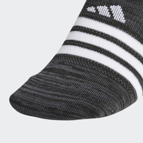 Superlite Super-no-show Chaussettes 6 Paires Adidas Noir