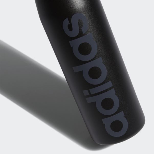 Paille En Acier Bouteille En Métal 600 Ml Adidas Noir