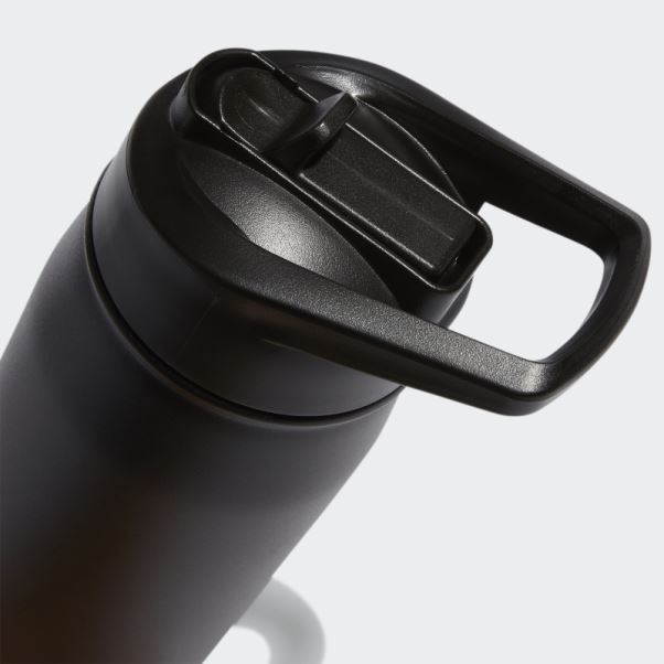 Paille En Acier Bouteille En Métal 600 Ml Adidas Noir