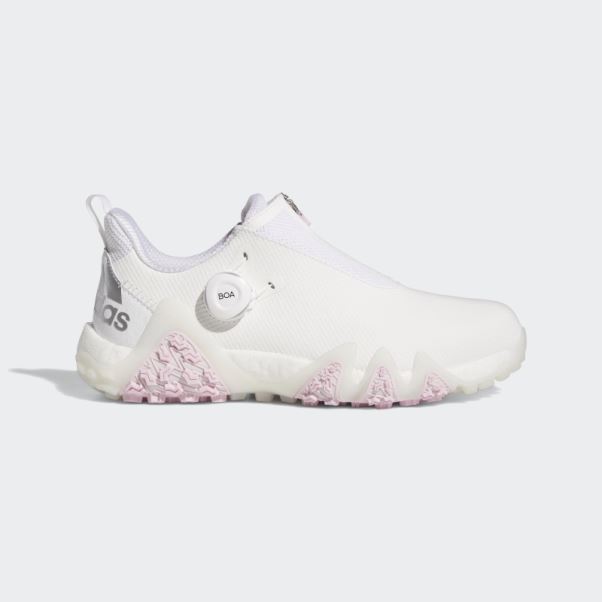 Chaussures De Golf Sans Crampons Adidas Codechaos 22 Blanches