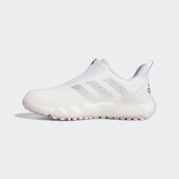 Chaussures De Golf Sans Crampons Adidas Codechaos 22 Blanches