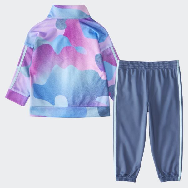 Ensemble De Survêtement à Imprimé Camouflage Adidas Lilas