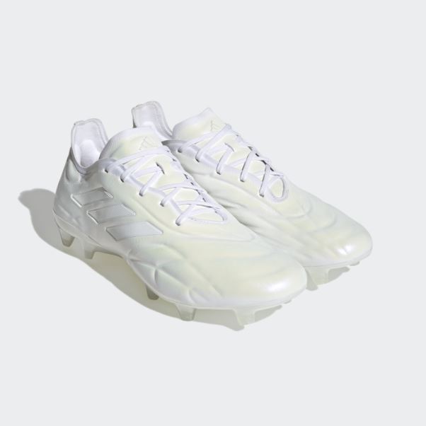 Chaussures De Football Pour Terrain Sec Copa Pure.1 Adidas Blanc
