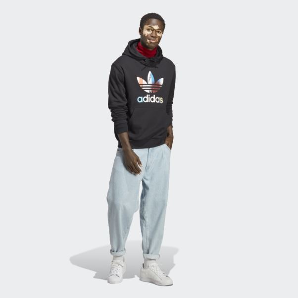 Adidas Sweat à Capuche Graphique Off The Grid Noir