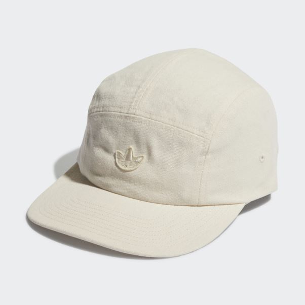 Casquette Adicolor Blanche à Cinq Panneaux Adidas