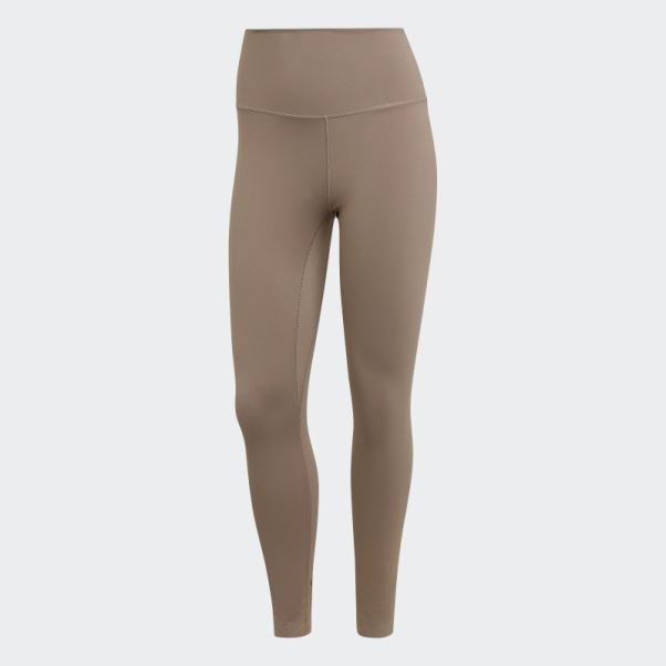 Adidas Yoga Luxe Studio 7/8 Leggings Marron Crayeux Fashion