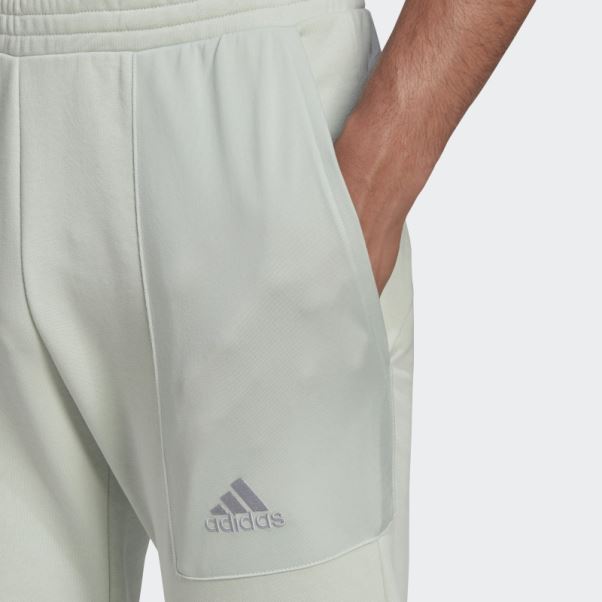 Pantalon Adidas Essentials Brandlove French Terry Vert