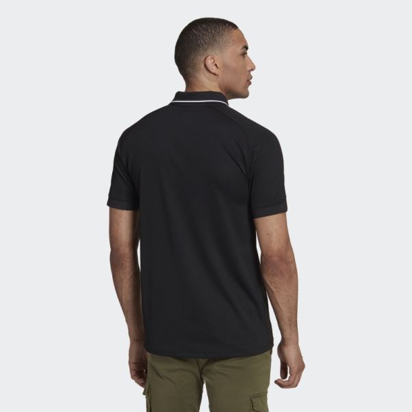 Adidas Polo All Blacks Rugby Domicile Noir