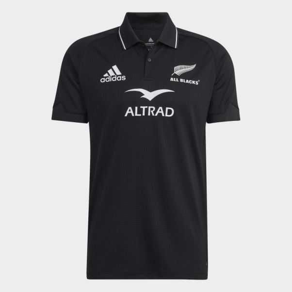 Adidas Polo All Blacks Rugby Domicile Noir