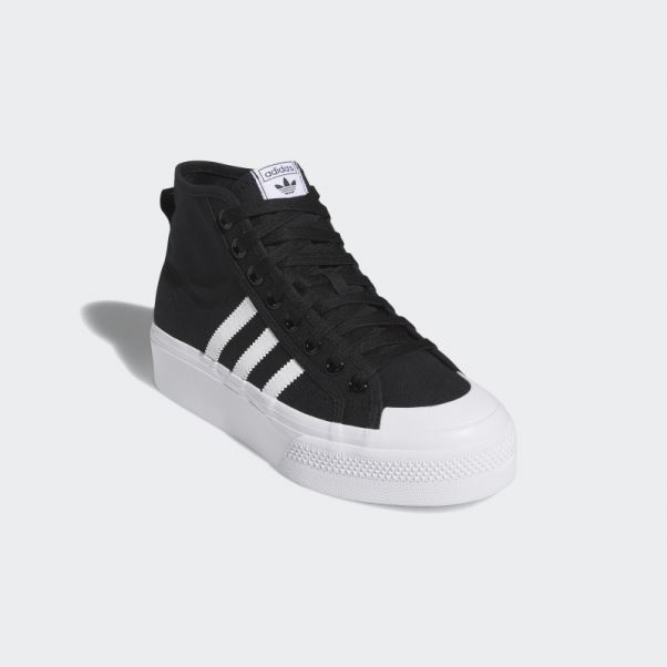 Adidas Nizza Platform Mid Chaussures Blanc Fashion