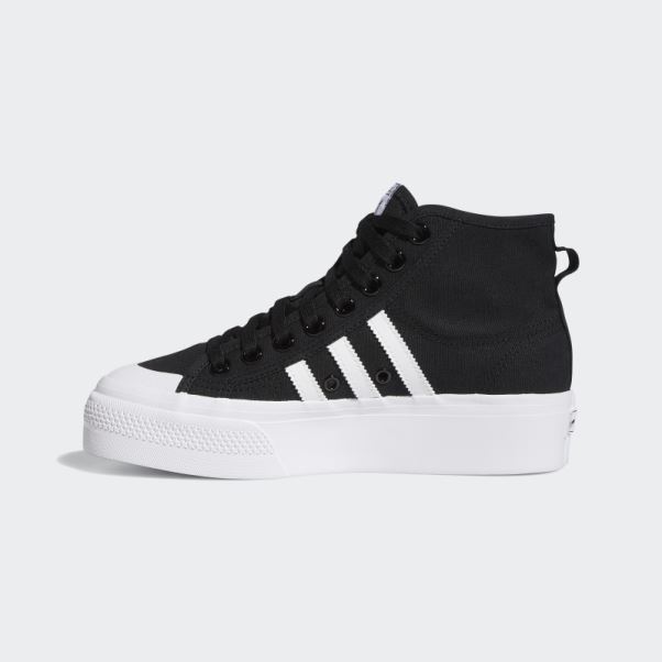Adidas Nizza Platform Mid Chaussures Blanc Fashion