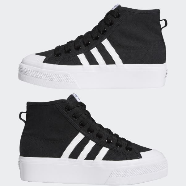 Adidas Nizza Platform Mid Chaussures Blanc Fashion