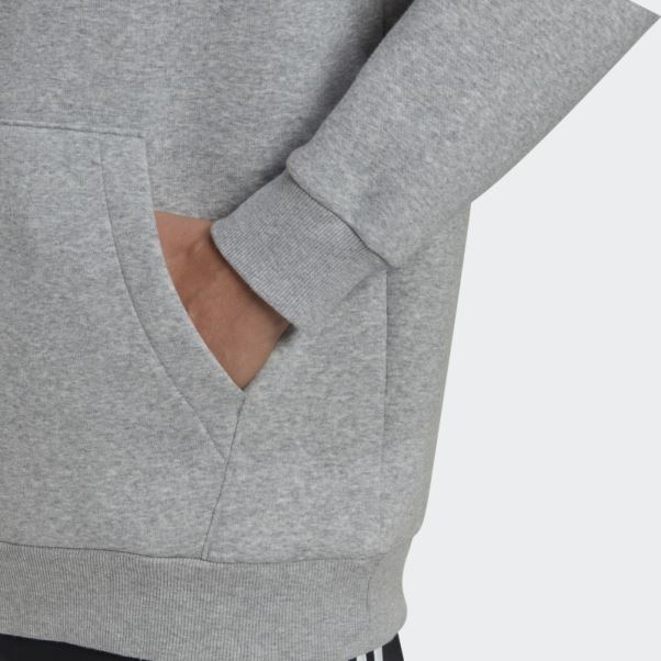 Sweat à Capuche En Molleton Imprimé Camouflage Essentials Gris Moyen Adidas