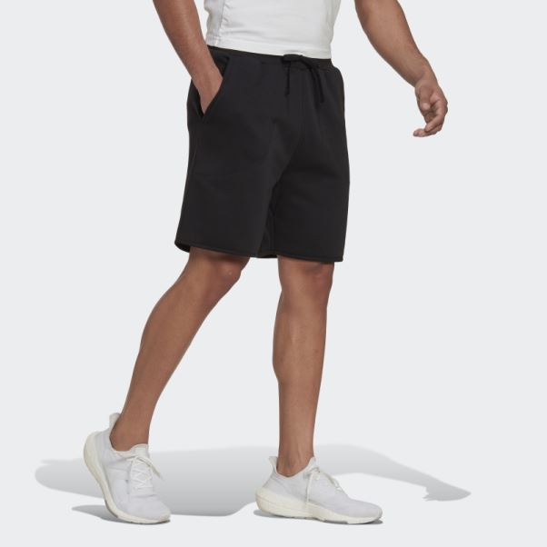 Short Studio Lounge Polaire Noir Adidas
