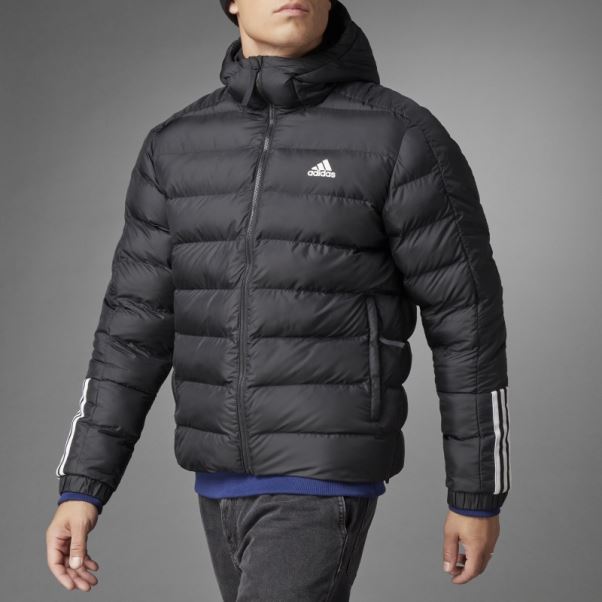 Veste à Capuche Mi-épaisse Itavic 3-stripes Adidas Noir