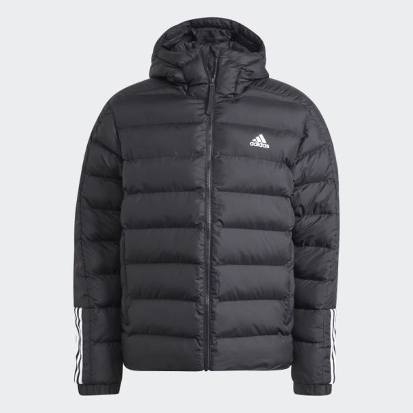 Veste à Capuche Mi-épaisse Itavic 3-stripes Adidas Noir