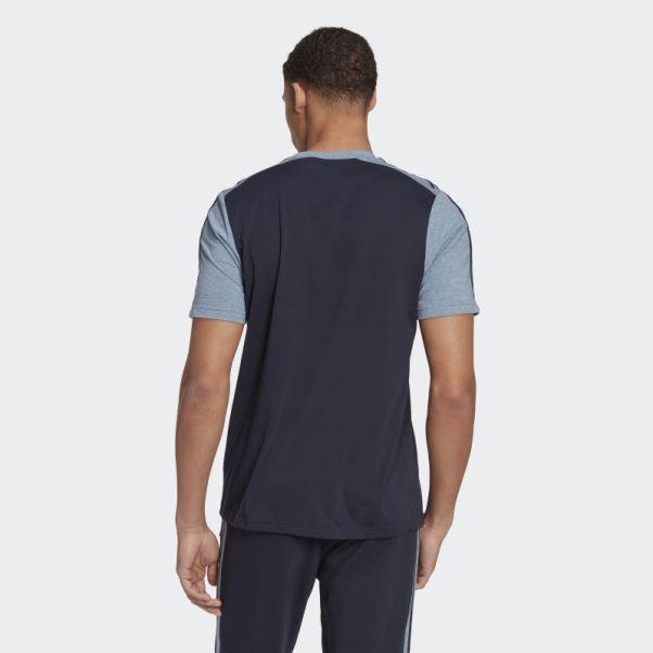 T-shirt Essentials Chiné Encre Adidas
