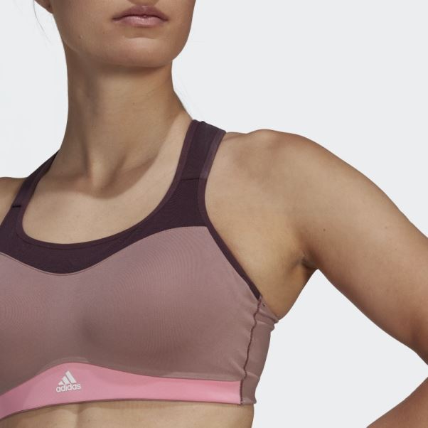 Soutien-gorge à Maintien élevé Tlrd Impact Training Adidas Violet