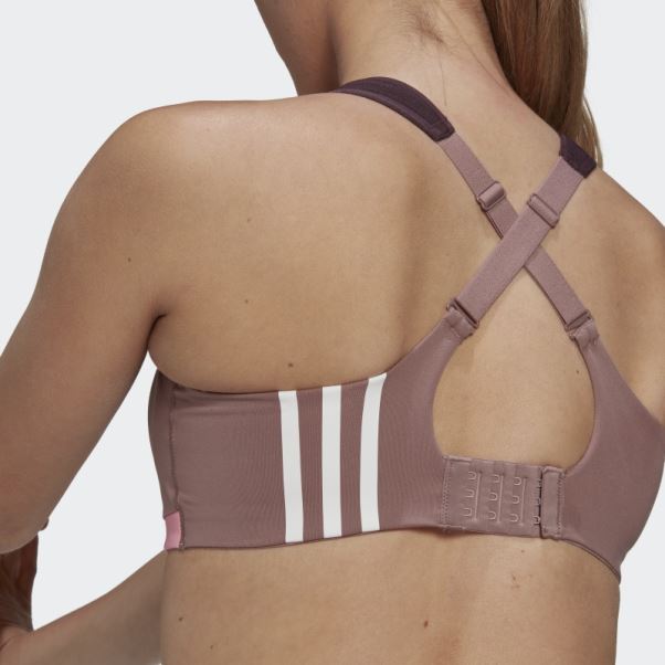 Soutien-gorge à Maintien élevé Tlrd Impact Training Adidas Violet