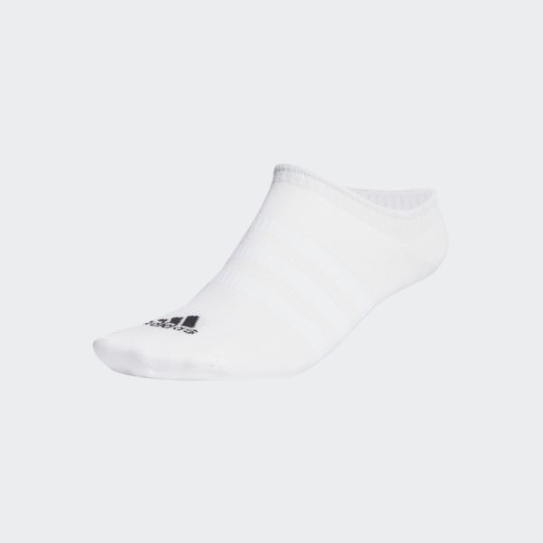 Chaussettes Invisibles Fines Et Légères 3 Paires Blanches Adidas
