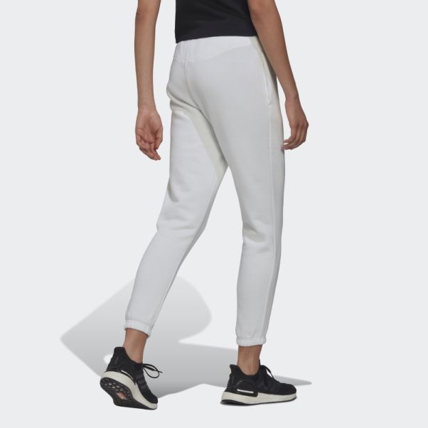 Pantalon Adidas Studio Lounge Regular Fit Blanc